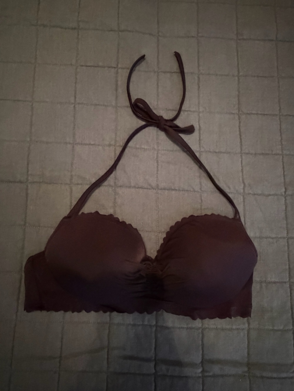 Victoria's Secret Black Halter Bikini Top